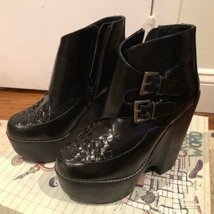 Jeffrey Campbell Platform Heel Creepers Size 6